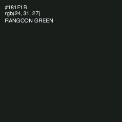 #181F1B - Rangoon Green Color Image